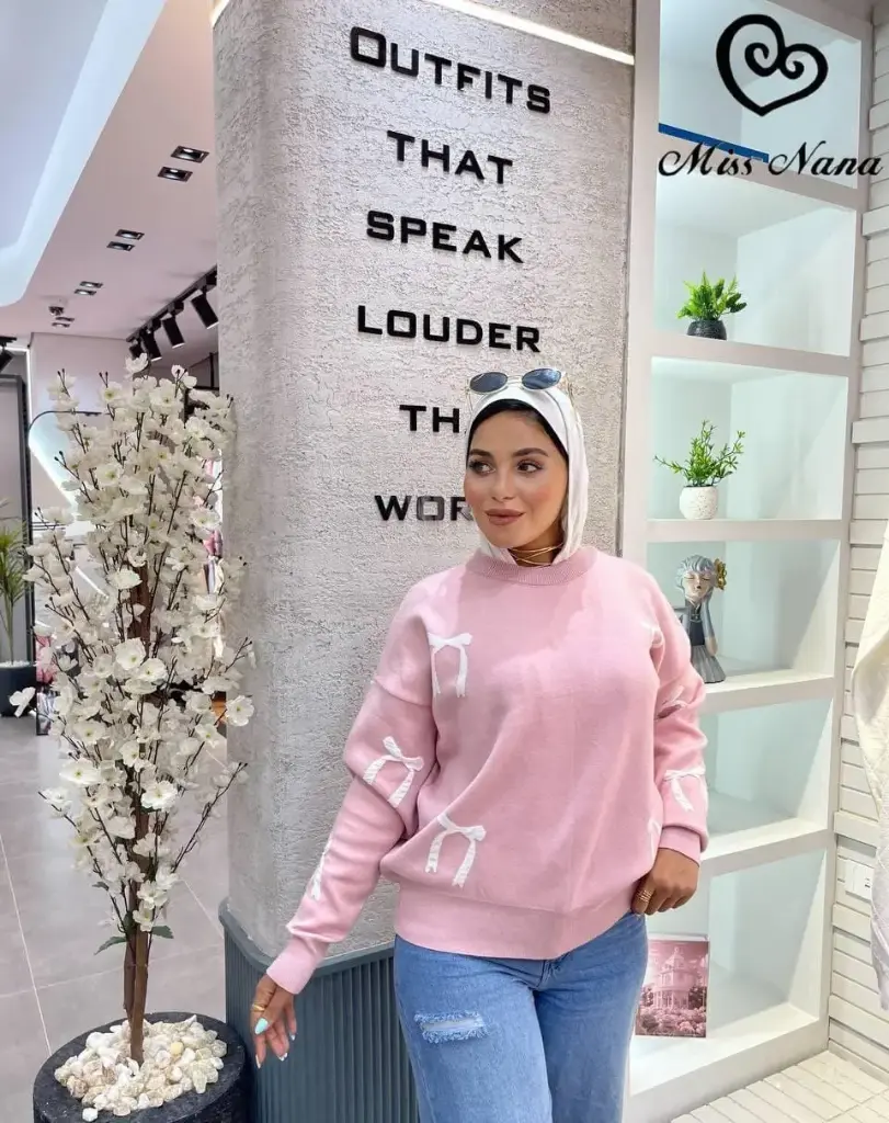 بلوز  وردي #101