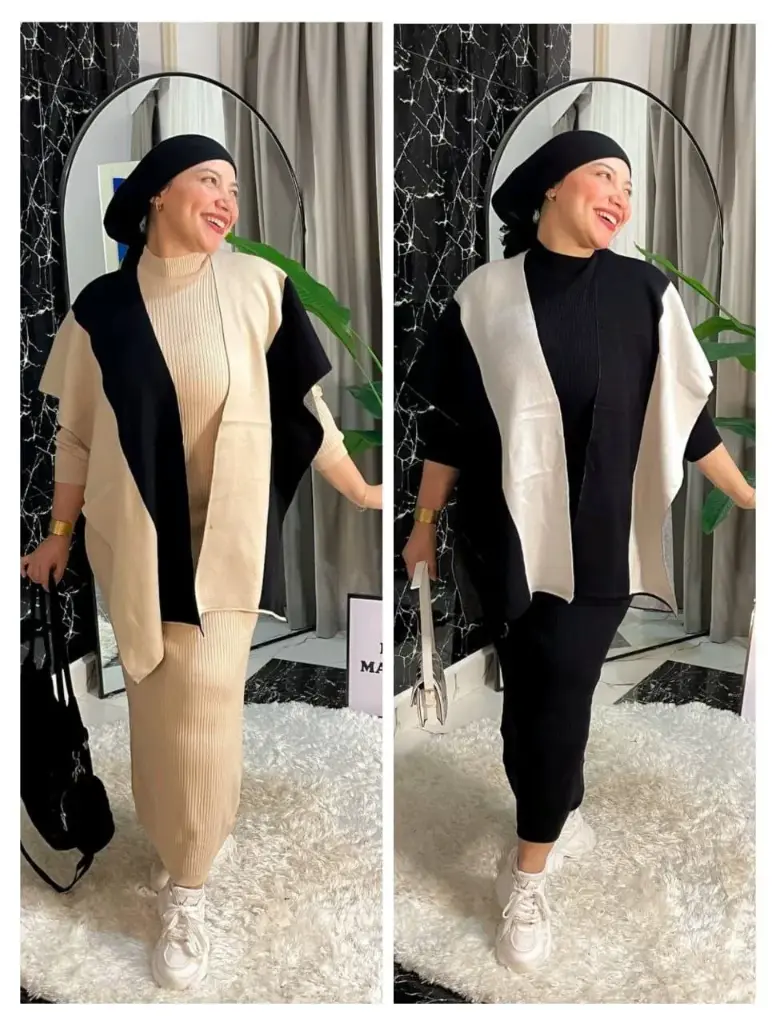 Dress with shawl #215